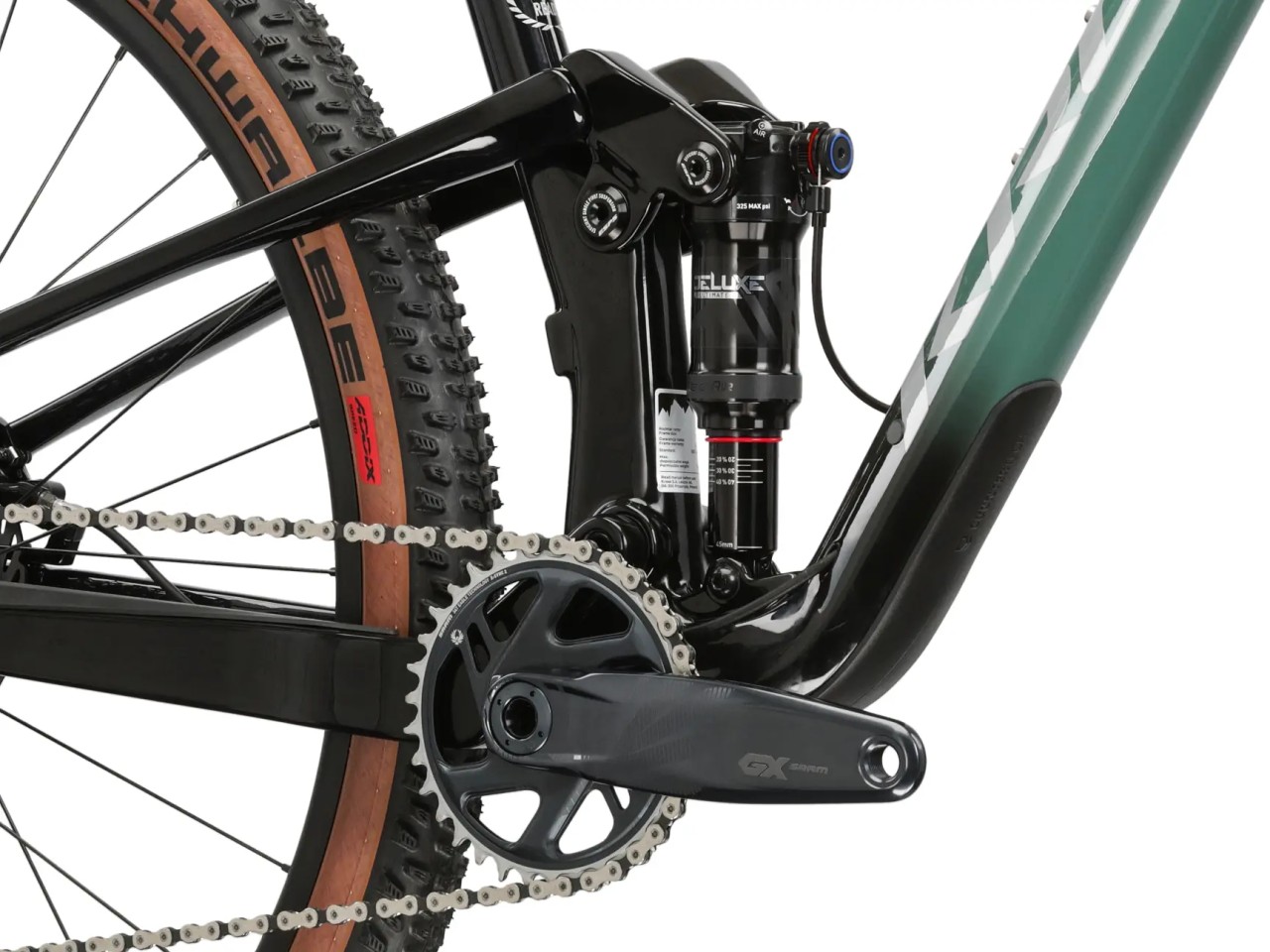 Bicicleta Kross Earth M 29 L green/ black silver glossy