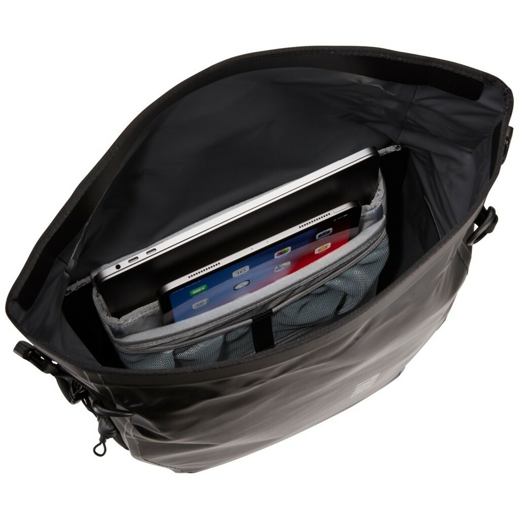 Geanta バックパック 17L pannier shield 【極美品】THULE/ portbagaj Black - 17L Pannier Shield THULE アクセサリー