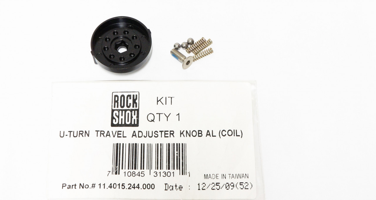 RockShox U-TURN TRAVEL ADJUSTER KNOB AL (COIL)