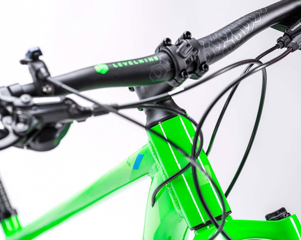 Bicicleta Cube Aim SL 27.5 verde/albastru 2015