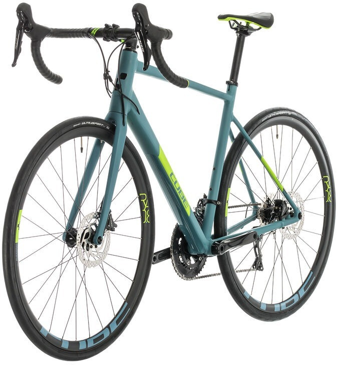 Bicicleta Cube Attain SL Bluegrey/Green 2020