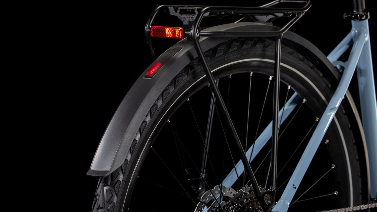Bicicleta CUBE, NATURE EXC Allroad Trapeze, PigeonBlue BLACK 2025
