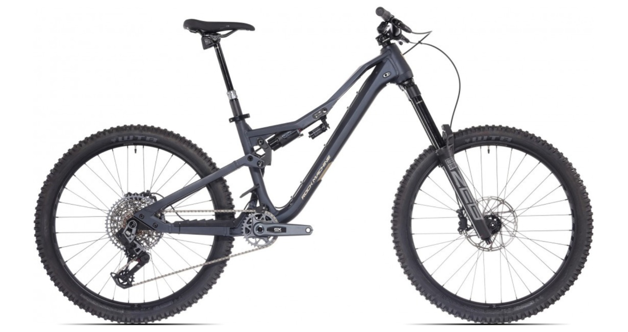 【ほぼ新品】Mastotone/Hard Rock Machine Bicicleta Rock Machine Whizz FS III 90 AXS 27.5Matte Deep Ocean