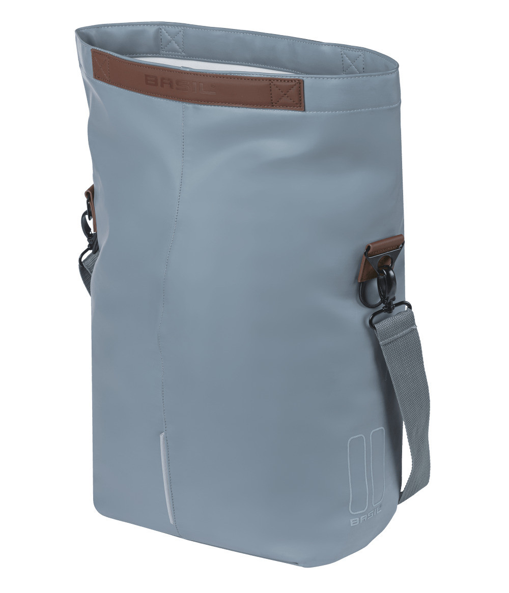 Geanta City bicycle Basil Vegan Leather GRAPHITE BLUE, 30X18X49cm