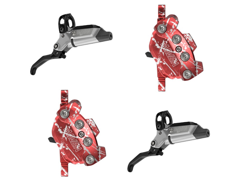 Kit SRAM Disc Brake Maven Ultimate Stealth Expert Kit red splash