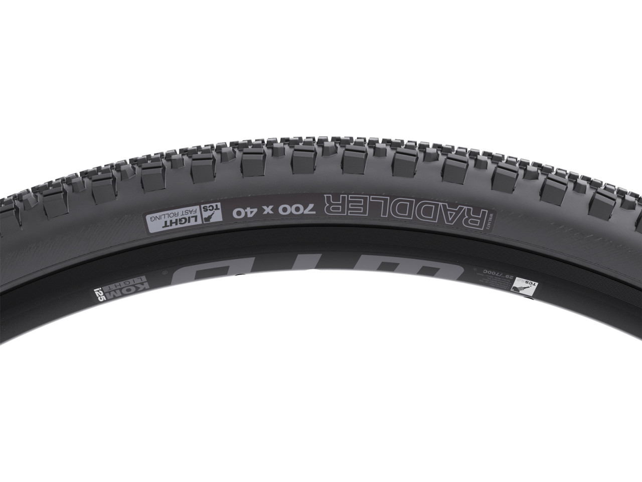 Anvelopa WTB Raddler TCS 700 x 40c Light Fast, negru