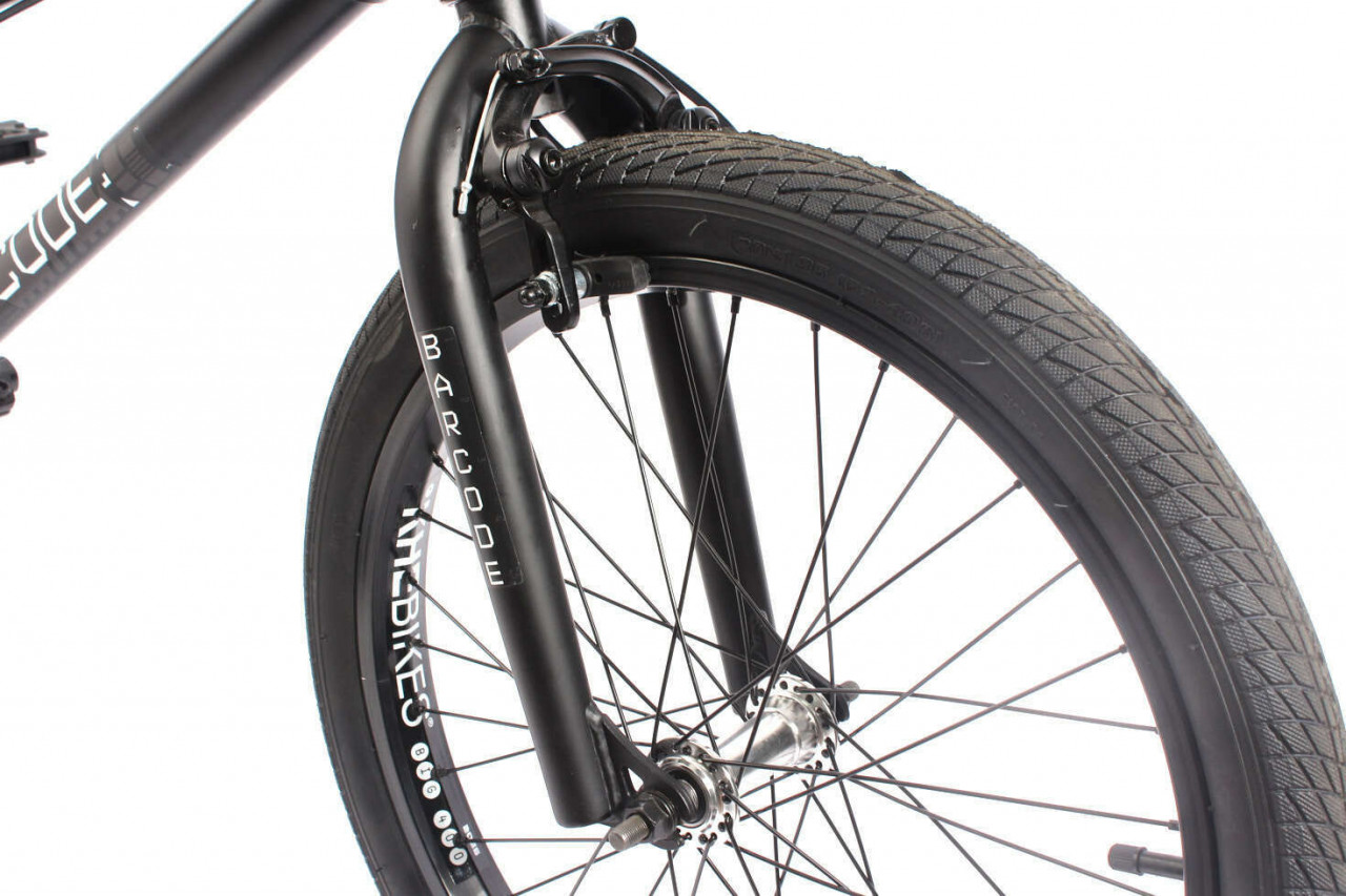 Bicicleta KHE Barcode LL 20 inch BMX bike aluminiu 10.0 kg- negru