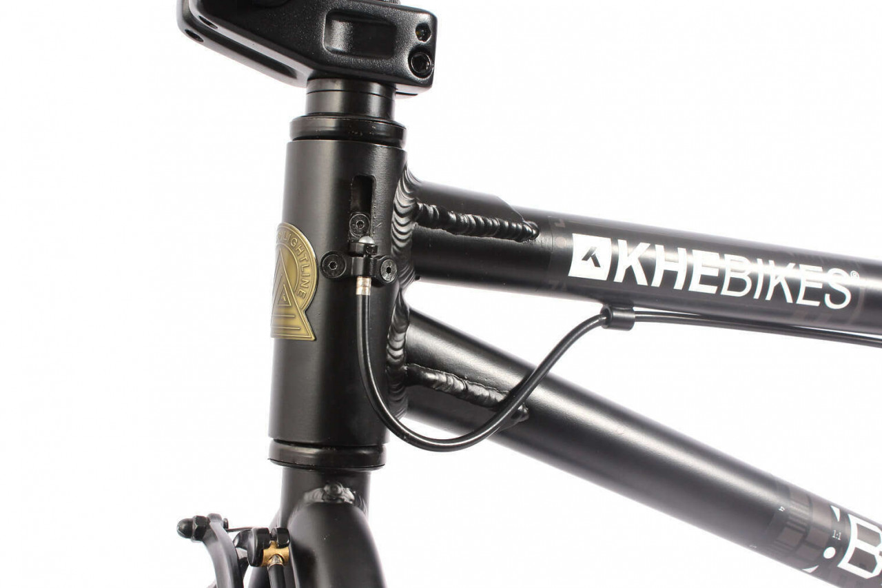 Bicicleta KHE Barcode LL 20 inch BMX bike aluminiu 10.0 kg- negru