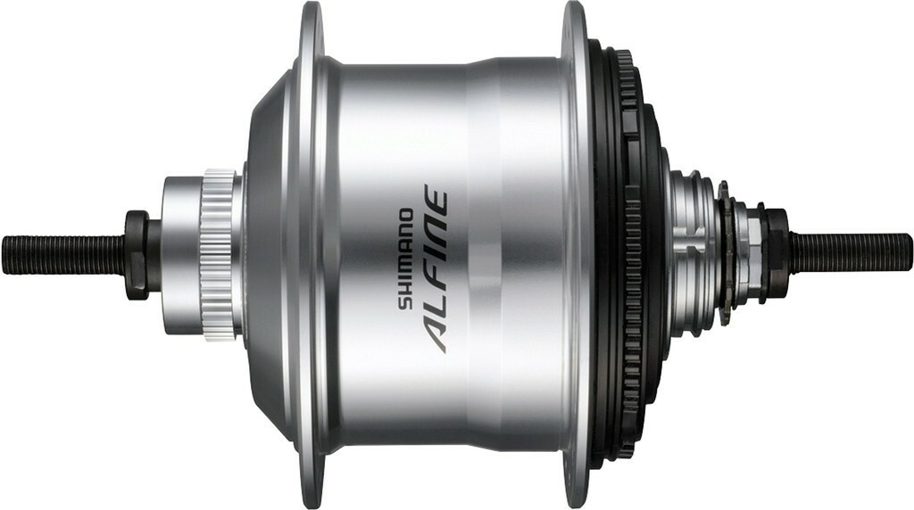 Butuc spate Shimano Alfine SGS700111AS 11v, 36H, disc, silver