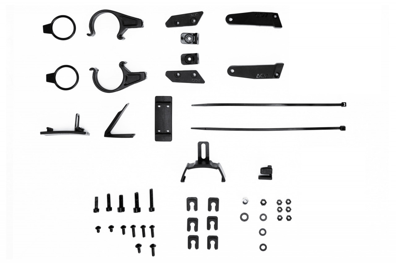 Set Aparatori Acid Mudguard Set 65 29'' Bb Mount 2.0 Negru