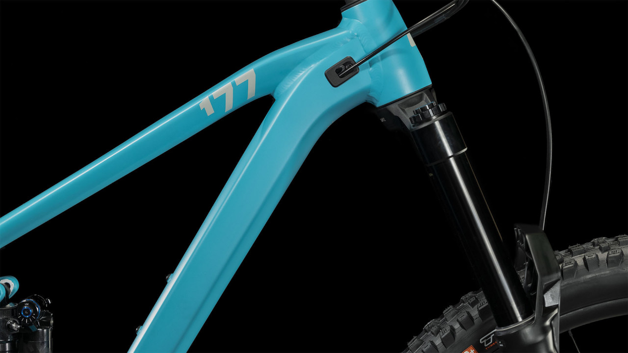 Bicicleta CUBE STEREO ONE77 RACE 29 Bondiblue Grey 2023
