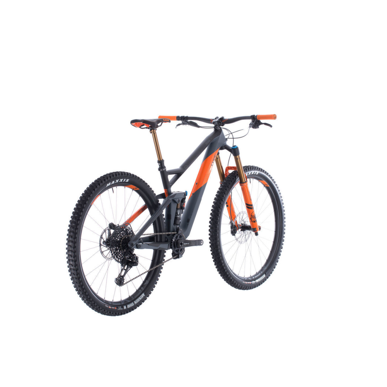 Bicicleta Cube Stereo 150 C:68 TM 29 grey/orange