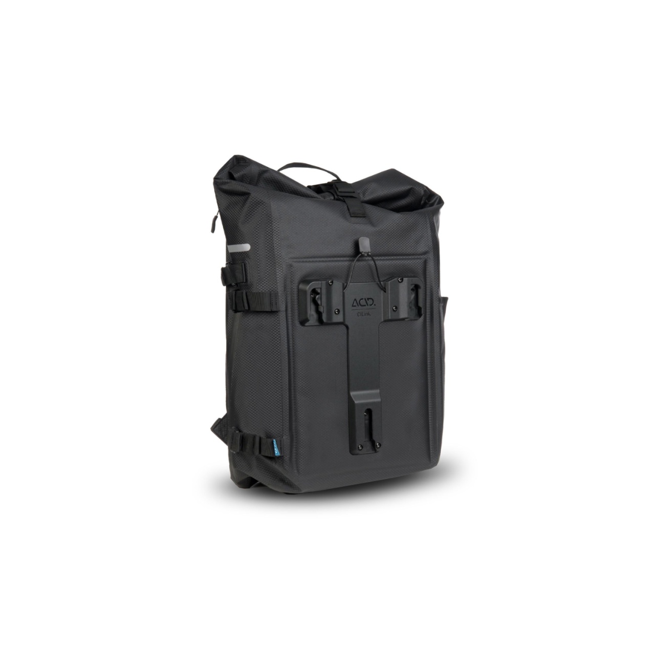 saki Rucsac ACID Pannier'n'Backpack Flip Pro 25 Cilink, Negru