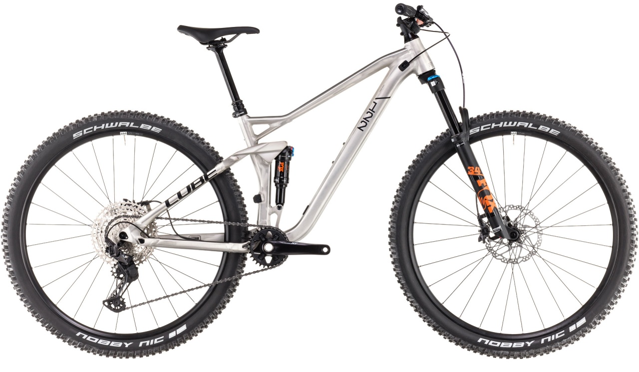 Bicicletă CUBE stereo, ONE22 Race, Rawmetal Black 2025 - 27.5