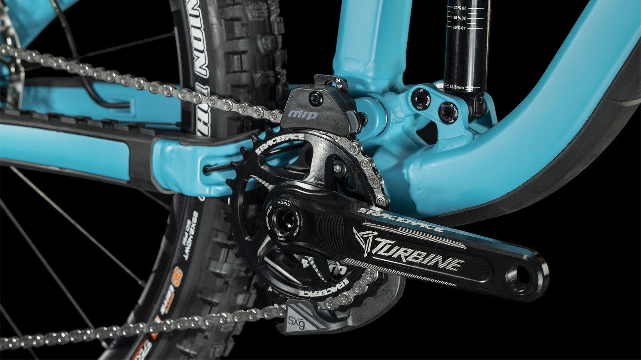 Bicicleta CUBE STEREO ONE77 RACE 29 Bondiblue Grey 2023