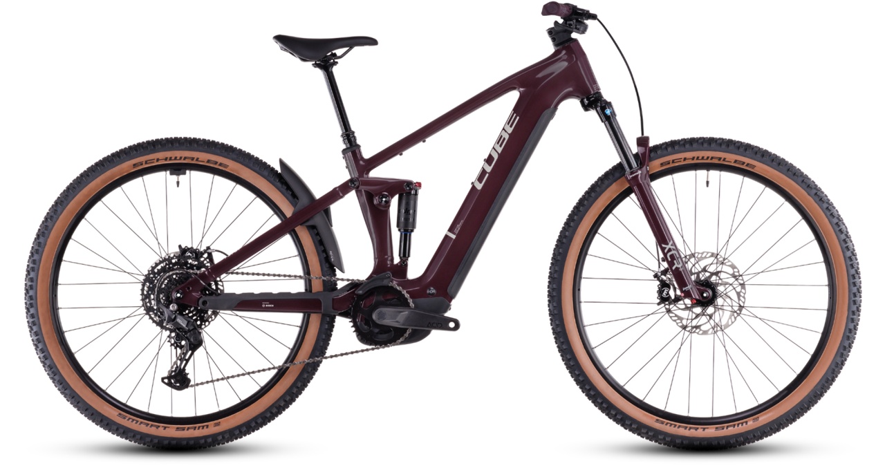 Bicicleta Electrica CUBE Stereo Hybrid ONE22 pro 600, Amarone GREY