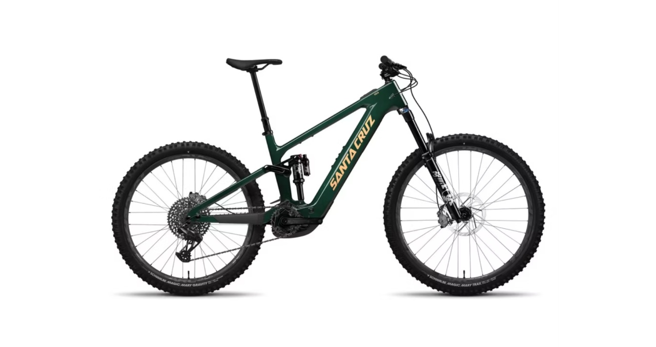 Bicicleta Electrica Santa Cruz Vala S-Kit, Midnight GREEN