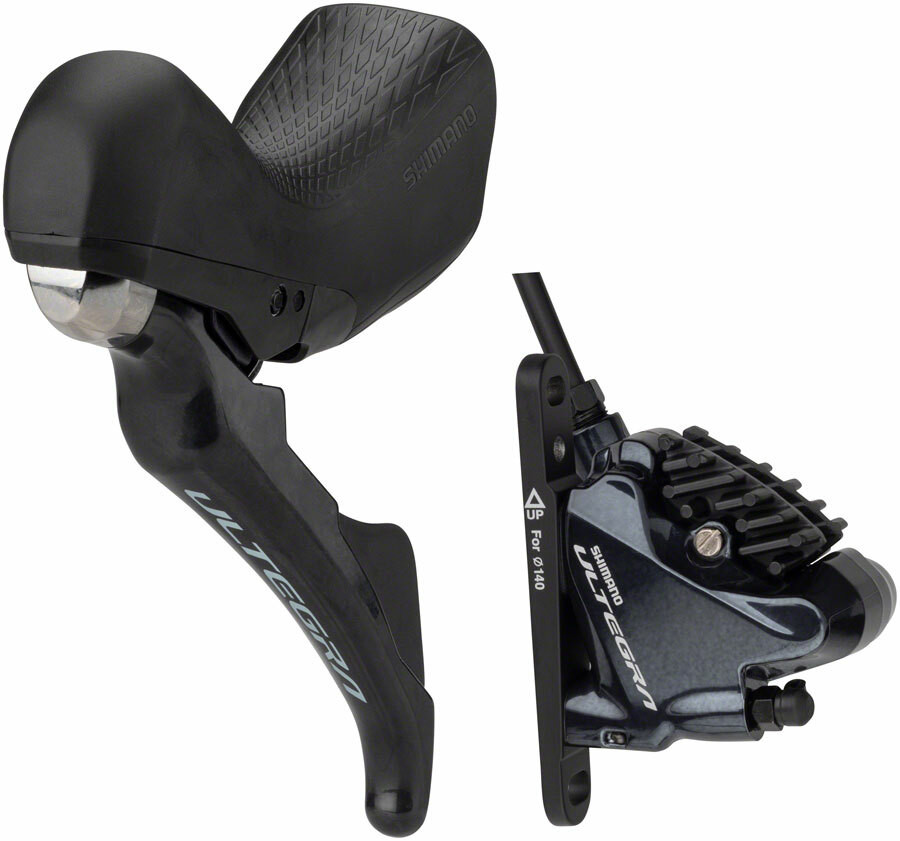 Frana pe disc Shimano Ultegra ST-R8020(L) BR-R8070(F) hidraulica pt. rotor  140mm furtun SM-BH90 1000mm negru 2 viteze