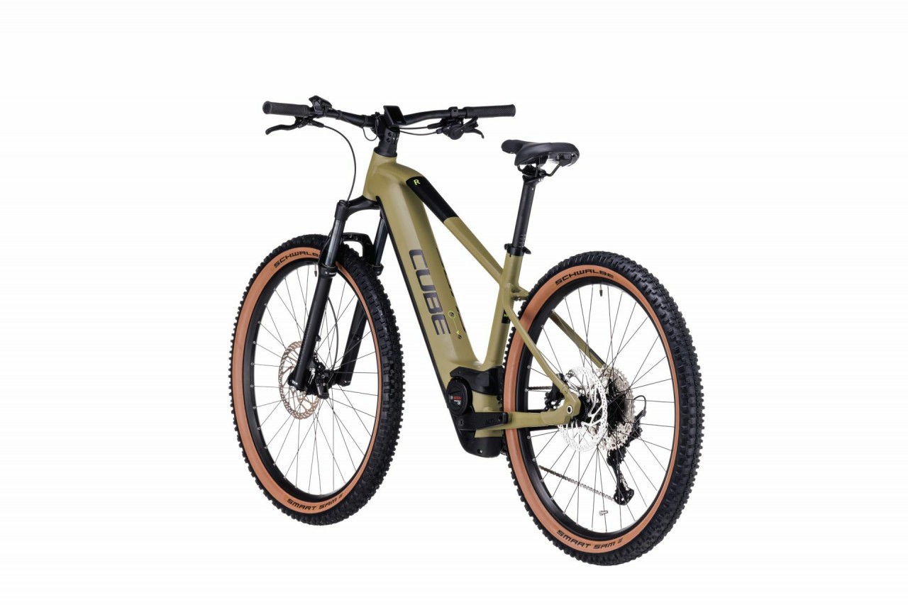 Bicicleta Electrica E-BIKE CUBE REACTION HYBRID RACE 750 Olive