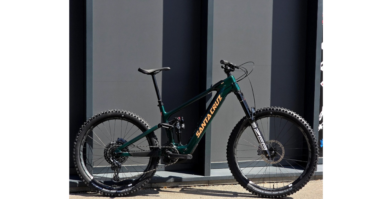 Bicicleta Electrica Santa Cruz Vala S-Kit, Midnight GREEN