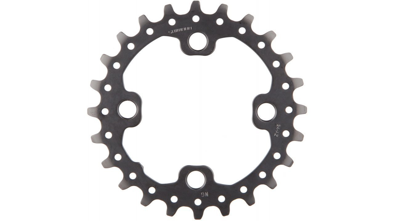 Corona Shimano FC-M617 Deore Per Bici - 36 Denti, 10 Velocità, BCD 104 Mm, Nera, In Alluminio