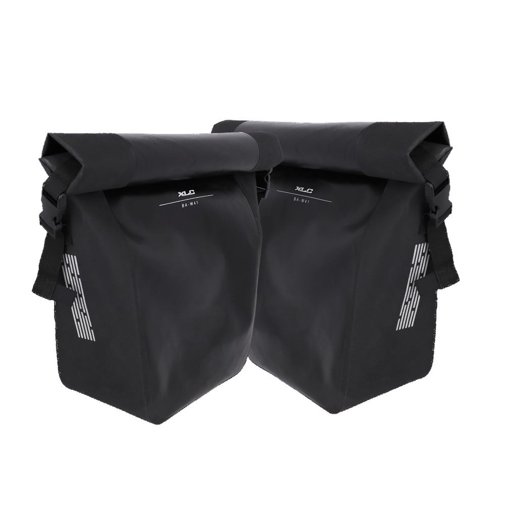 Set XLC single pannier BLACK WATERPROOF 2X 40X32X15cm