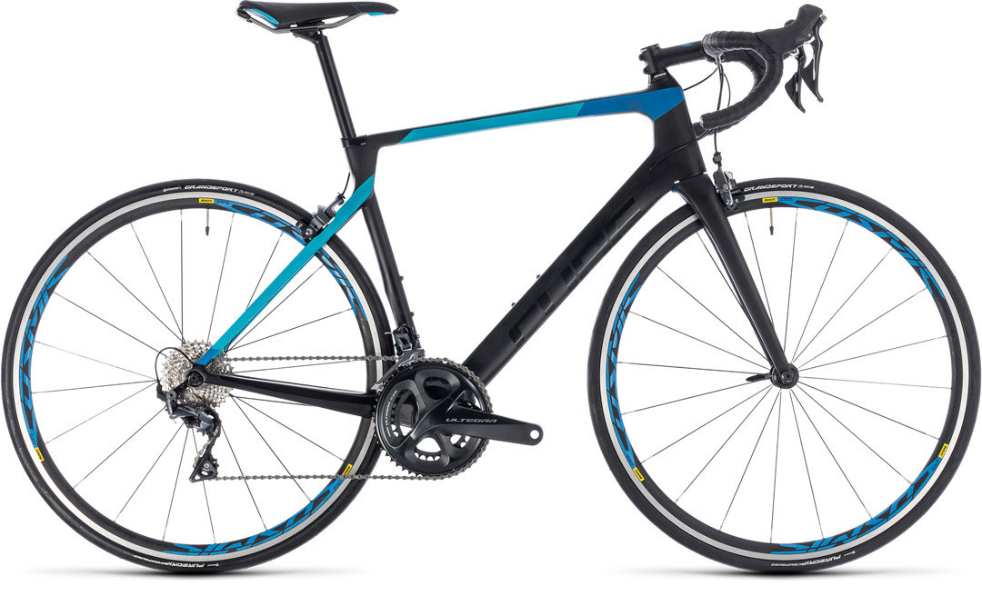 Bicicleta Cube Agree C:62 Pro carbon/blue 2018
