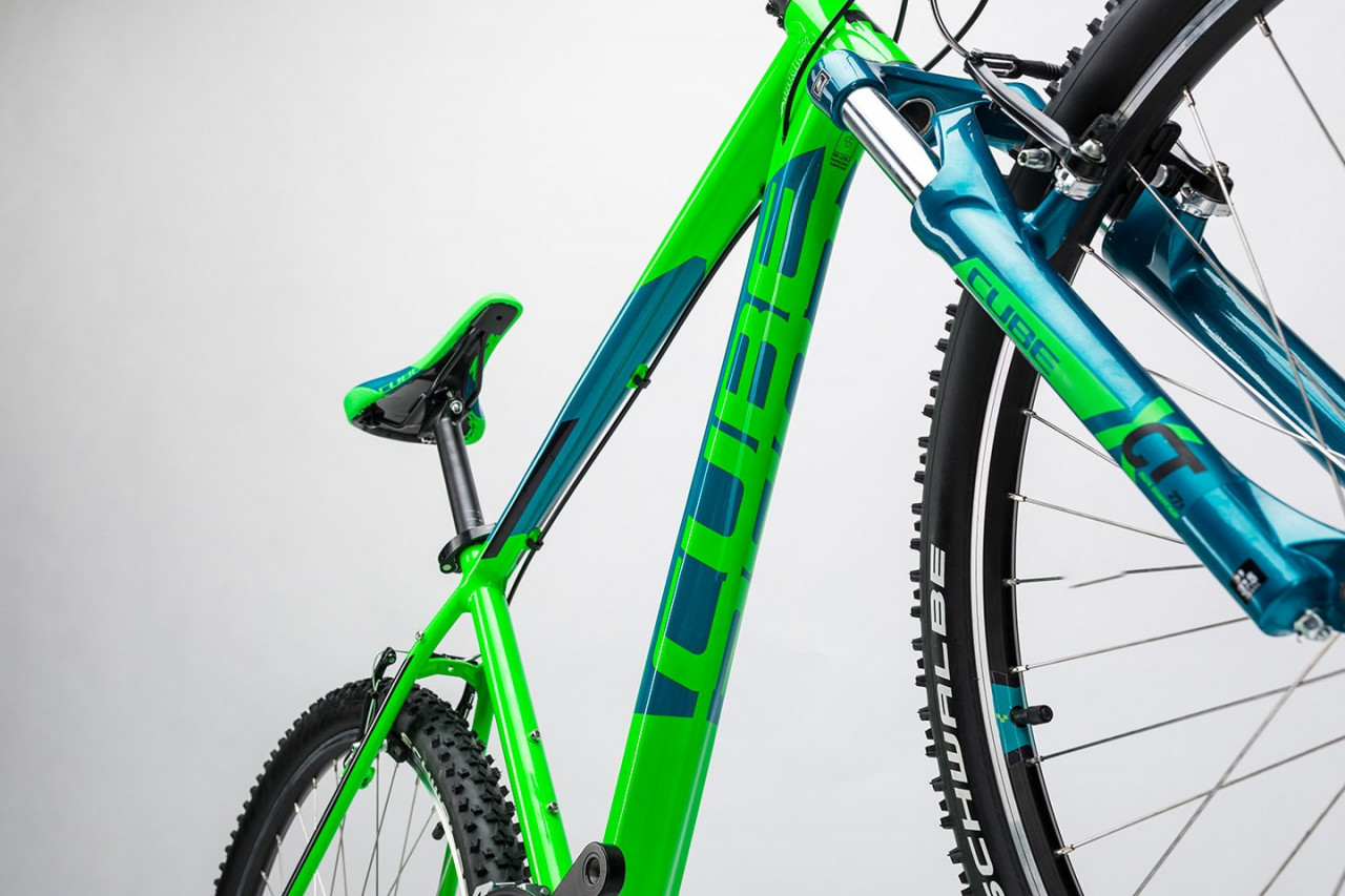 (No 0901-5) ANIMATO 27インチ グリーン Bicicleta Cube Aim 27.5
