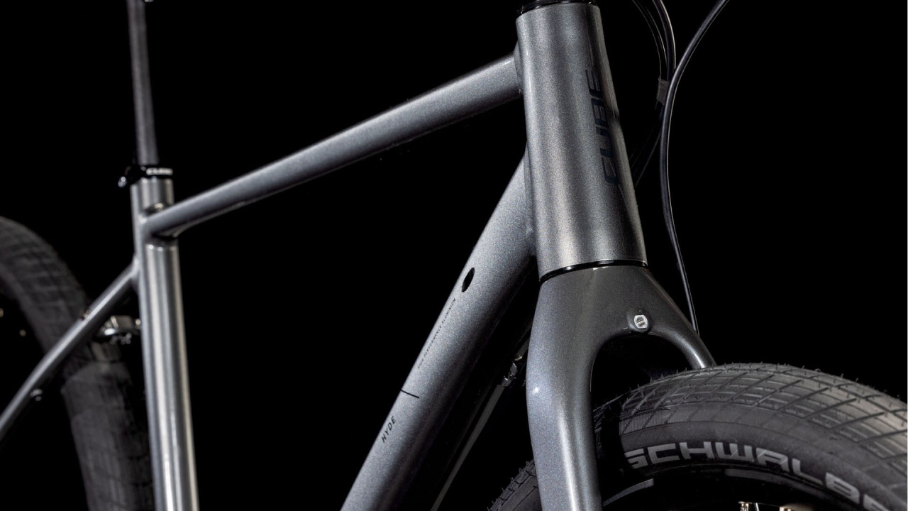 Bicicleta CUBE HYDE One, Graphite BLACK 2025 - 28