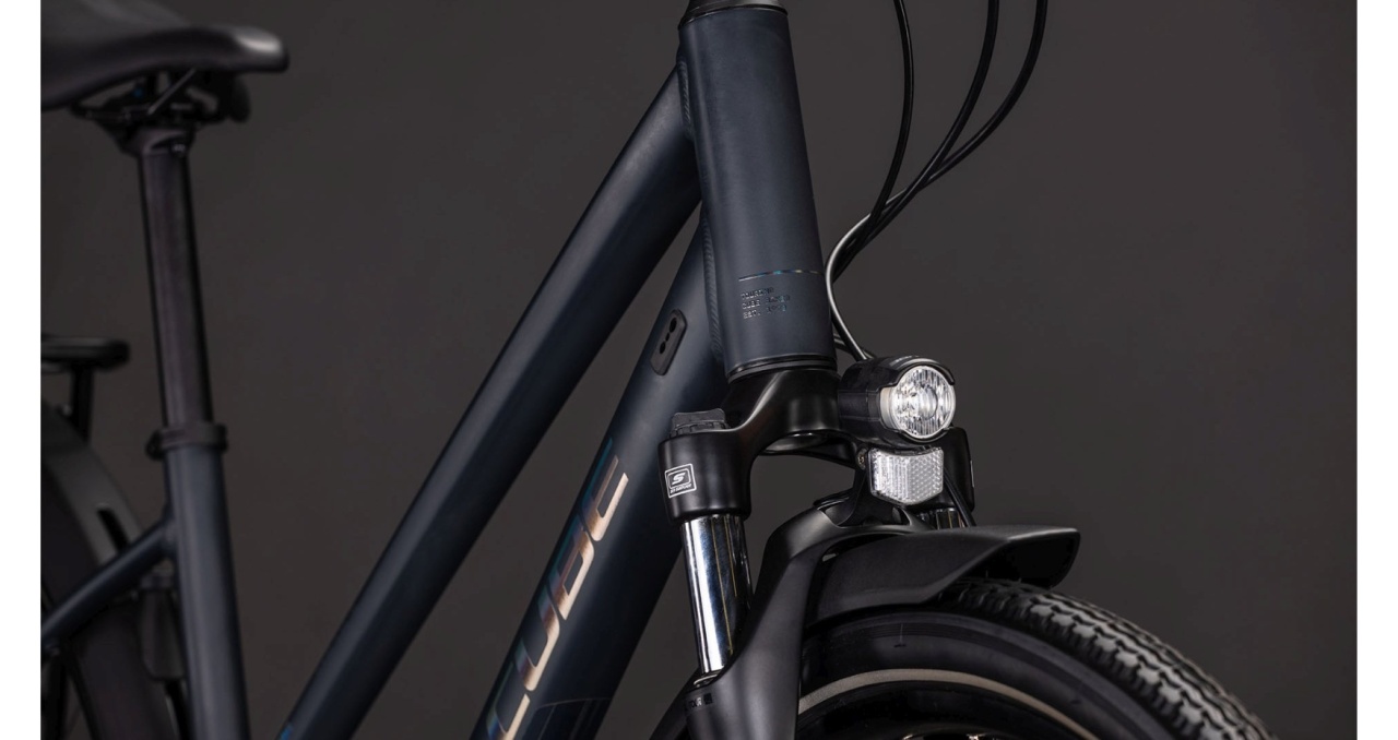 Bicicleta Cube TOURING ONE TRAPEZE, Night CHROME, 2026 - 28