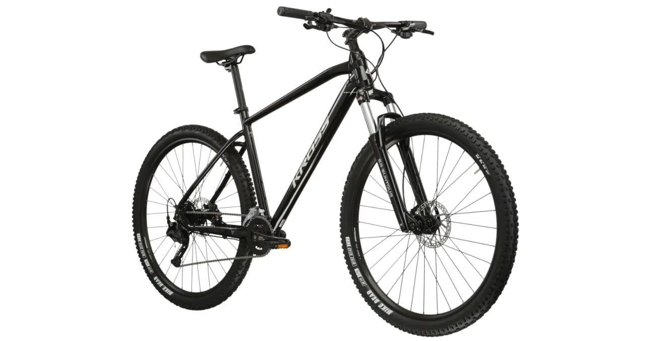 Bicicleta KROSS HEXAGON 5.0, Negru / Argintiu / Lucios L - 29