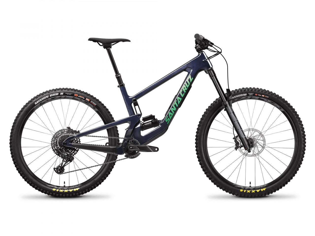 Bicicleta SANTA CRUZ MEGATOWER 2 R-KIT TRANSLUCENT BLUE, Roti 29 Inch