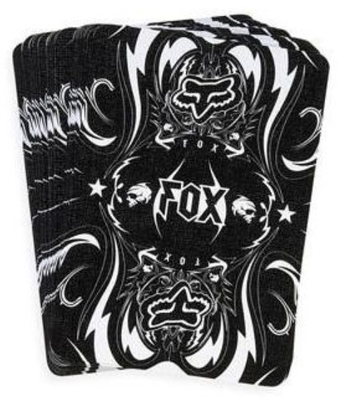 Carti de joc Poker Fox M-E-Accessories Motto Cards black