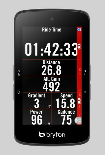 Ciclocomputer Bryton Rider S800 T GPS computer set