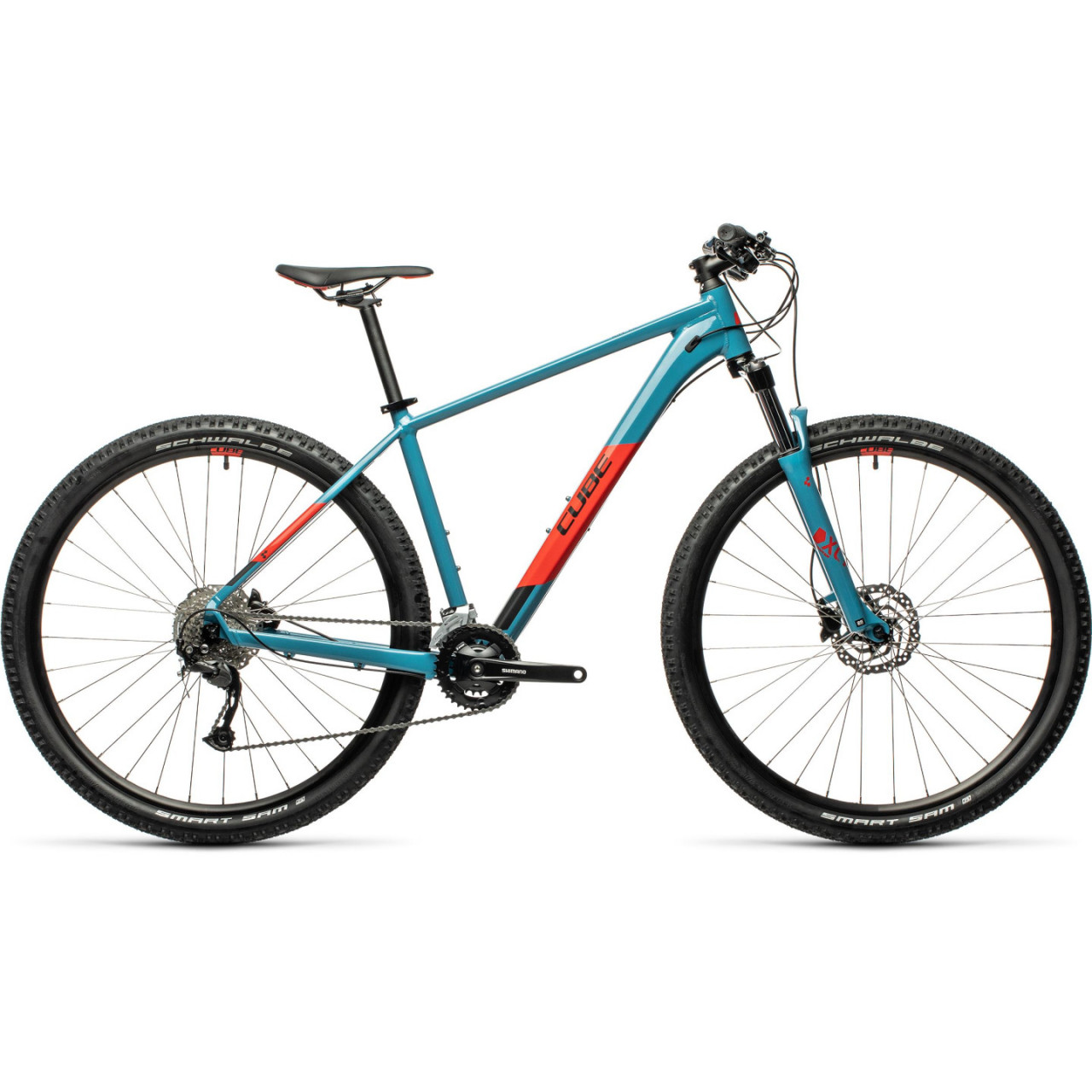 Bicicleta Cube Aim Ex Blue/Red 29' 2021