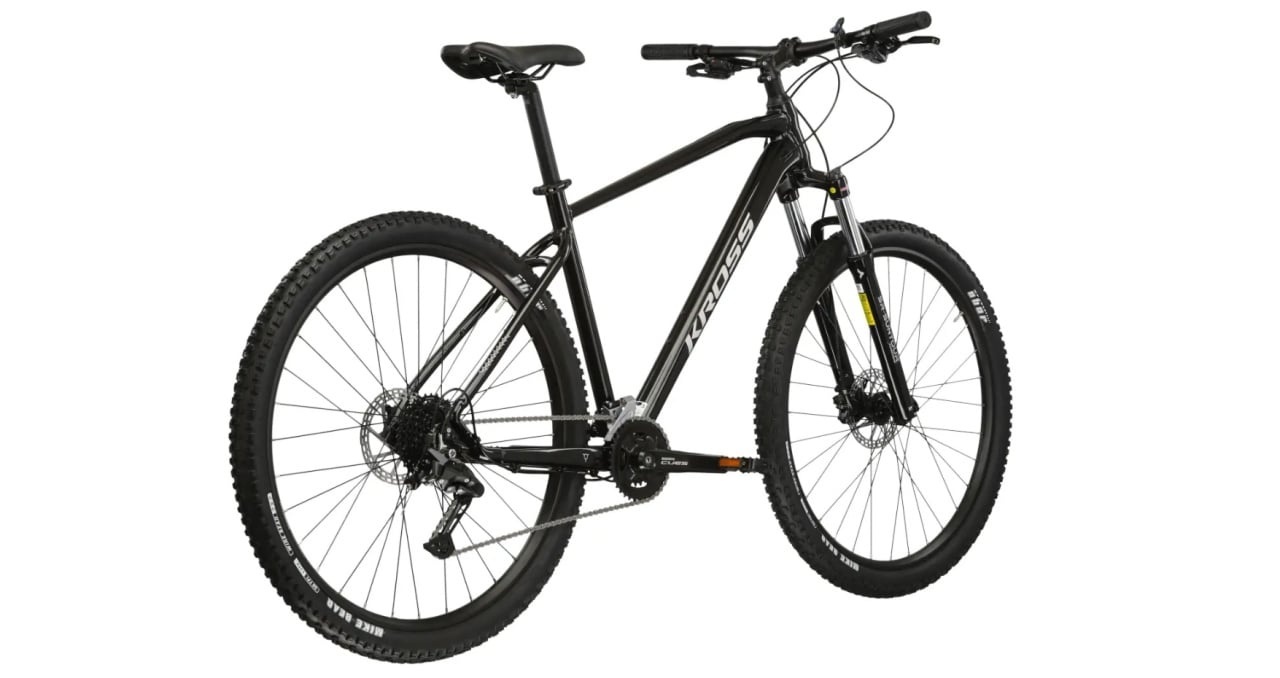 KRONOS クロスバイク ブラック Bicicleta KROSS HEXAGON 5.0, Negru / Argintiu / Lucios L - 29