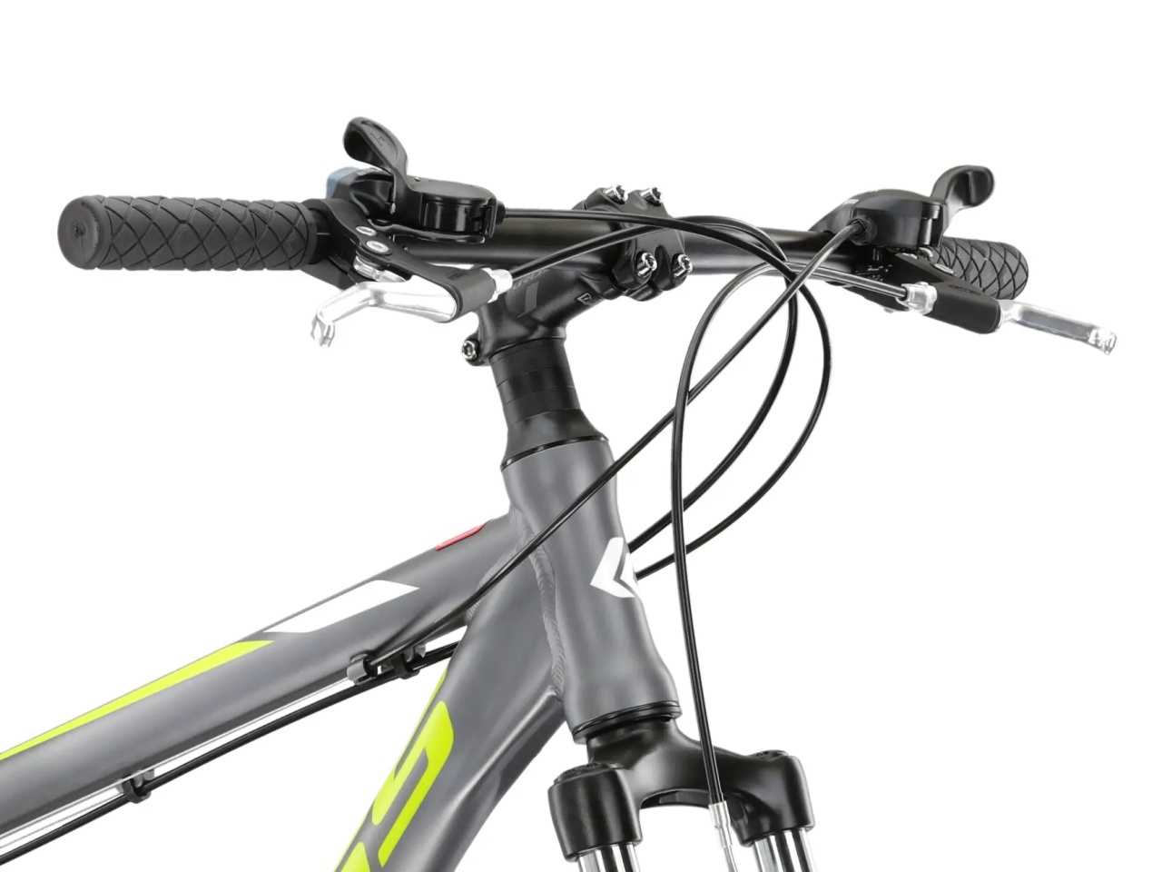 Bicicleta Kross Hexagon ZZ M 26 graphite / lime green / white / mat