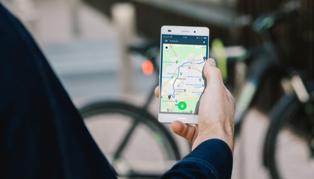 GPS Tracker Powunity BikeTrax pentru E-Bike - Brose universal