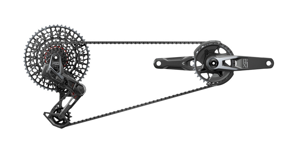 Groupset Sram X0 T-type Eagle AXS DUB MTB WIDE, 175mm, 32T., XS