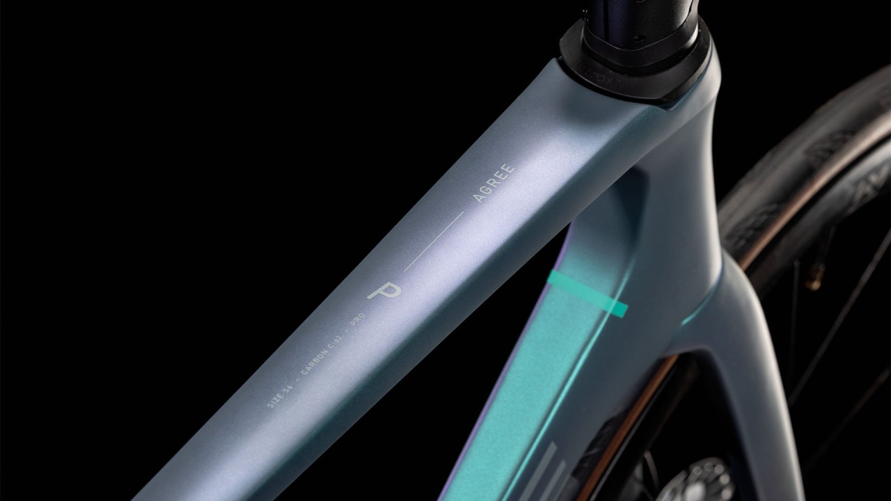Bicicletă CUBE, AGREE C:62 Pro, Polarlight, AQUAGREEN 2025 - 28