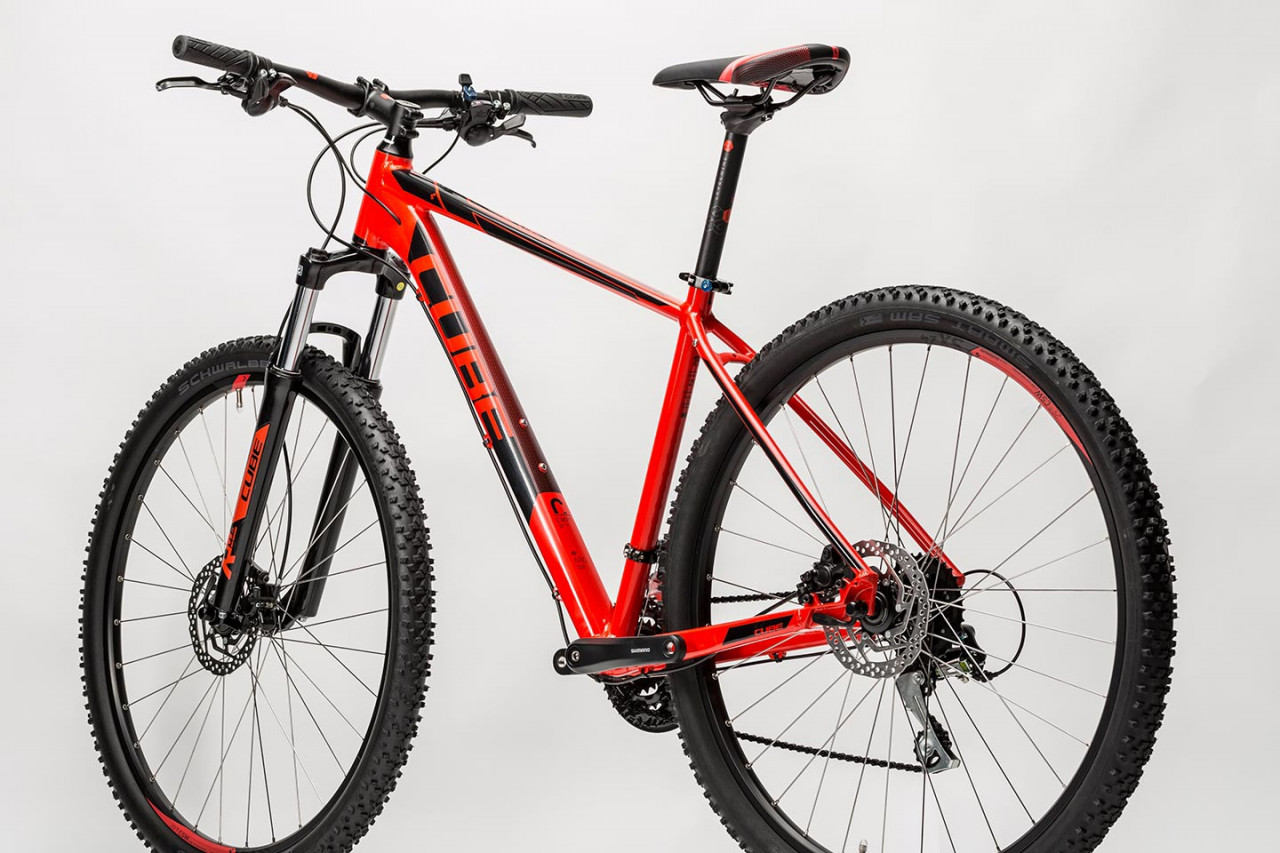 Bicicleta Cube Aim SL 29 rosu negru 2016