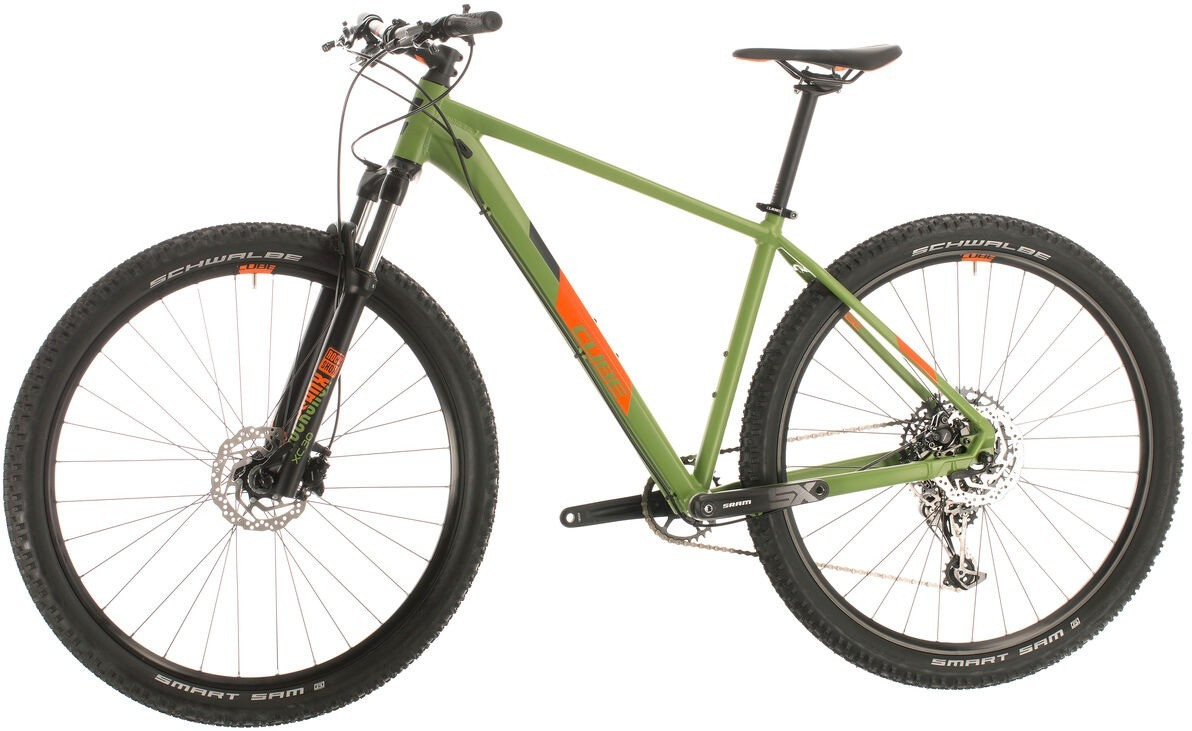 Cube Analog 27 Bicicleta Cube Analog Green/Orange