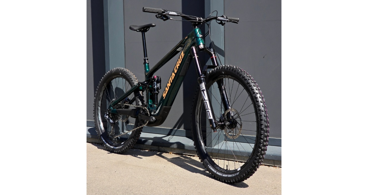 Bicicleta Electrica Santa Cruz Vala S-Kit, Midnight GREEN