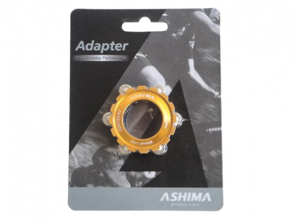 Adaptor frana Ashima AC03XL center lock ultra light auriu