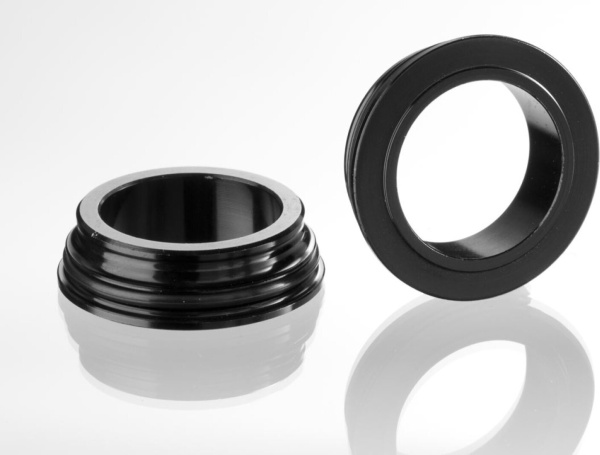 Adaptor Reverse EVO-9 Basic pentru Butuc Față, aluminiu, negru