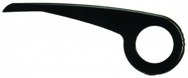 Aparatoare pedalier/ lant Hebie argintiu 38T, stanga pentru Hub Shifting