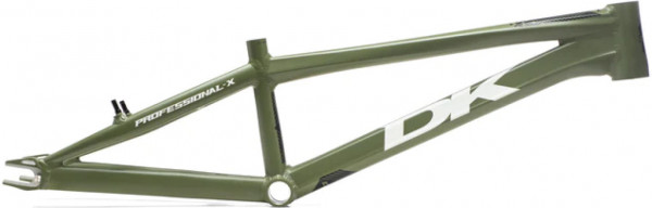 Cadru bicicleta BMX DK Professional olive CS:14.83', TT:21"