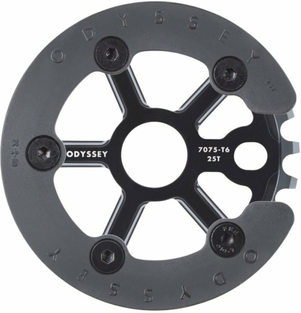 Foaie Odyssey Utility Pro, 28T, cu apărătoare detașabilă, Aluminiu 7075