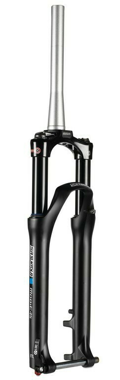 Furca SF18 MOBIE25 Air RLR 15QLC 28" TAPER AHEAD 15 mm 75 mm, negru mat