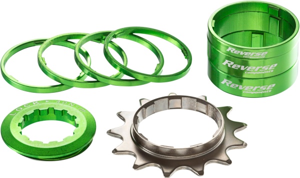 Kit pinioane Reverse HG Single Speed Kit, verde